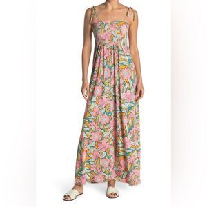 Maaji - NWOT Choose Happiness Convertible Maxi Dress Cover Up Sz small